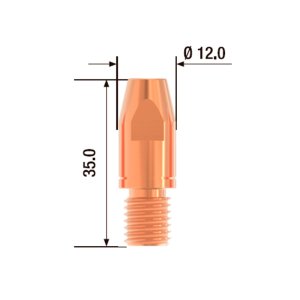 FUBAG Контактный наконечник M10х35 мм CuCrZr D=1.4 мм (25 шт.) в Оренбурге фото