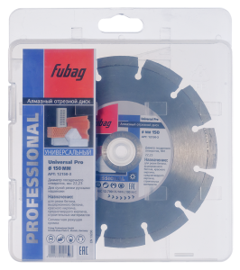 Алмазный отрезной диск FUBAG Универсальный Про (Universal Pro) D150 мм / 22,2 мм в Оренбурге фото