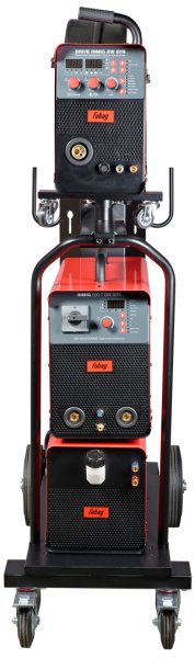 Сварочный полуавтомат INMIG 500T DW SYN + Подающий механизм DRIVE INMIG DW SYN + Шланг-пакет 5 м + Горелка FB 500 3 м + Блок жидкостного охлаждения + Тележка в Оренбурге фото