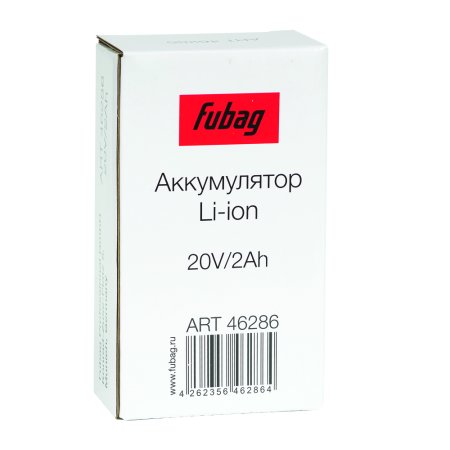 Аккумуляторная батарея FLI5S1P1202 Li-ion к бензиновым газонокосилкам FUBAG с электростартером и минирайдеру (20V/2Ah) в Оренбурге фото