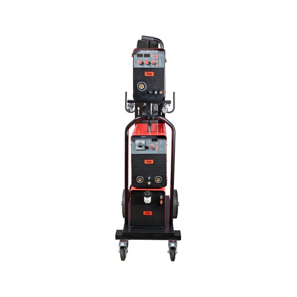 Полуавтомат сварочный FUBAG INMIG 500T DW SYN + подающий механизм DRIVE INMIG DW SYN + шланг-пакет 5 метров 70 мм2 14 pol с жидкостным охлаждением для INMIG 500T DW SYN + горелка FB 500 3m + блок жидкостного охлаждения Cool 70 + тележка для аппаратов в Оренбурге фото