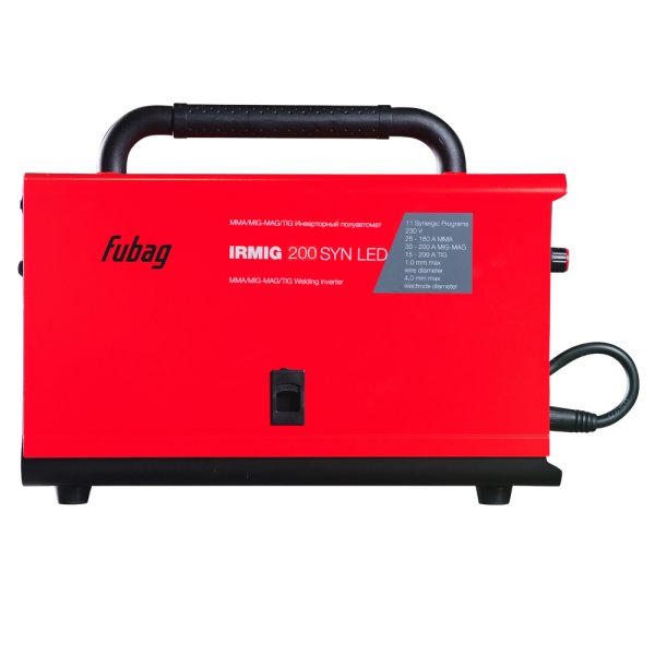 Полуавтомат сварочный инверторный FUBAG IRMIG 200 SYN LED + Маска сварщика Хамелеон FUBAG IR 4-13G M в ПОДАРОК в Оренбурге фото