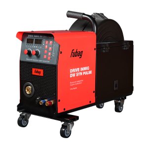 Сварочный полуавтомат_INMIG 500T DW SYN PULSE (арт. 31443) + Подающий механизм DRIVE INMIG DW SYN PULSE (41105) + Горелка FB 550W 3m (31652) + Блок жидкостного охлаждения Cool 70__для арт. 31406_31443_31453_31455_31456_31457_31454 (31409) + Тележка_для ар в Оренбурге фото