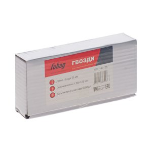 FUBAG Гвозди для SN4050 (1.05х1.25, 25мм, 5000 шт) FUBAG (Фубаг) FUBAG Гвозди для SN4050 (1.05х1.25, 25мм, 5000 шт) в Оренбурге фото