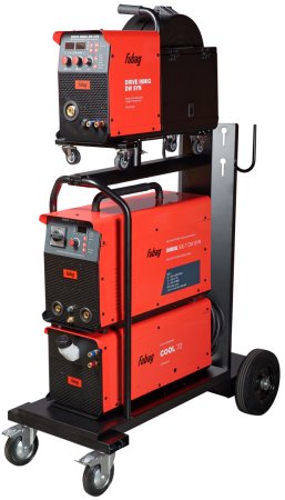 Сварочный полуавтомат INMIG 500T DW SYN + Подающий механизм DRIVE INMIG DW SYN + Шланг-пакет 5 м + Горелка FB 500 3 м + Блок жидкостного охлаждения + Тележка в Оренбурге фото