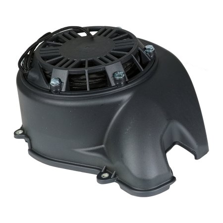 Стартер в сборе с кожухом крыльчатки к двигателю бензинового инверторного генератора FUBAG TI 3200 Стартер в сборе с кожухом крыльчатки к двигателю бензинового инверторного генератора FUBAG TI 3200