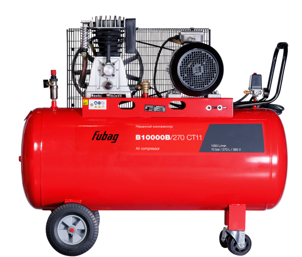 Ременной одноступенчатый компрессор FUBAG B10000B/270 CT11 + Набор пневмоинструмента 34 предмета (в кейсе) + Набор пневмоинструмента Basic S1000 3 предмета в ПОДАРОК! Ременной одноступенчатый компрессор FUBAG B10000B/270 CT11 + Набор пневмоинструмента 34 предмета (в кейсе) + Набор пневмоинструмента Basic S1000 3 предмета в ПОДАРОК! в Оренбурге фото