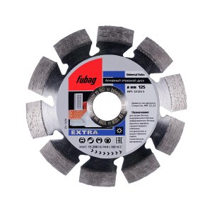 Алмазный отрезной диск FUBAG Universal Extra D125 мм/ 22.2 мм в Оренбурге фото